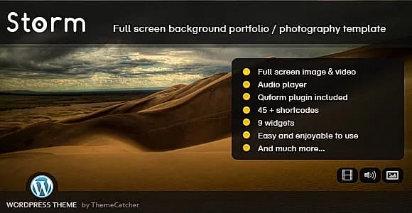Storm WordPress Theme
