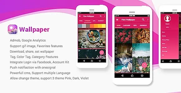 Strawberry - Android HD WallPaper with Admin Panel