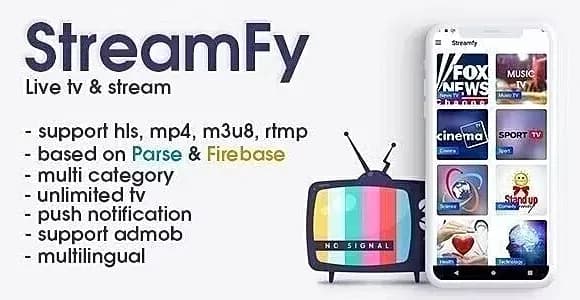 StreamFy - Live streaming tv (android)