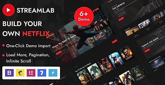 streamlab WordPress Theme