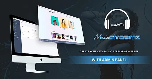Streamz- A music streaming website with admin panel