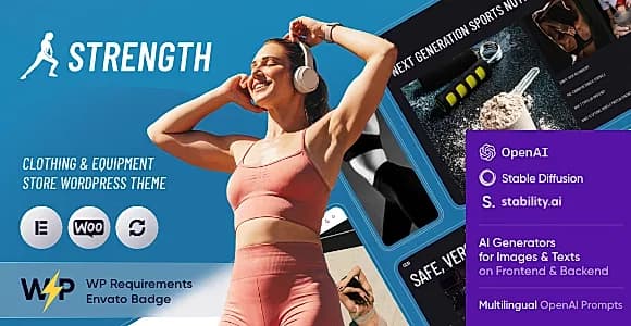 Strength WordPress Theme