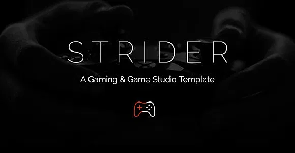 Strider - A Gaming and Game Studio Template (HTML)