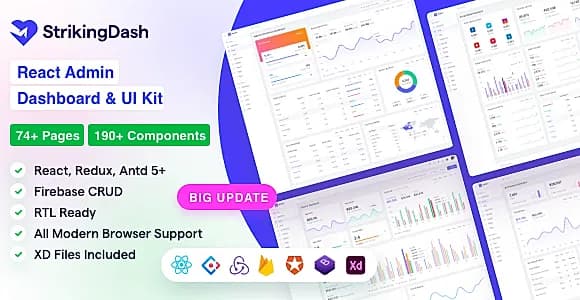 StrikingDash - React Admin Dashboard Template