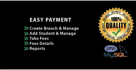 Student Payment System With Full Project & Source Code PHP