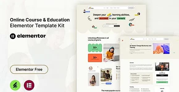 Studiez - Online Course & Education Elementor Template Kit