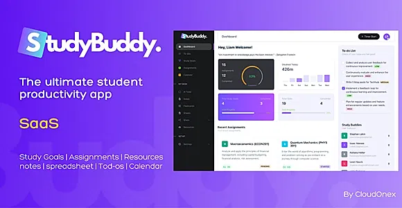 StudyBuddy SaaS - Collaborative Student Productivity Tool