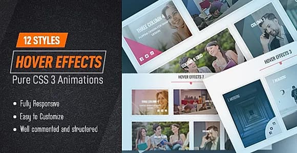 12 Styles | CSS3 Image Hover Effects | Awesome Gallery items