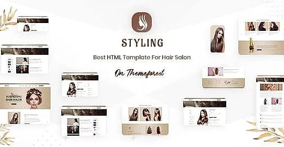 Styling - Barber shop & Hair Salon Bootstrap  5 HTML Ecommerce Template