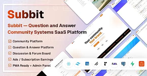 Subbit — Question and Answer Community Systems SaaS Platform