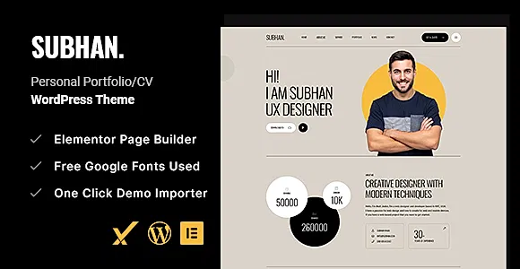 Subhan WordPress Theme