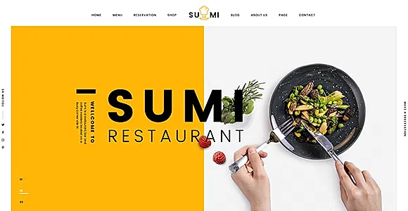 Sumi Restaurant HTML Template