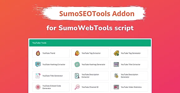 SumoSEOTools Addon Package for SumoWebTools