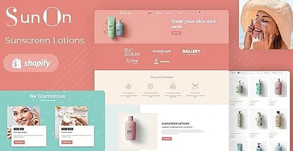 SunOn - Skin Care Products Shopify Theme