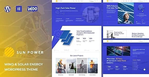 Sunpower WordPress Theme
