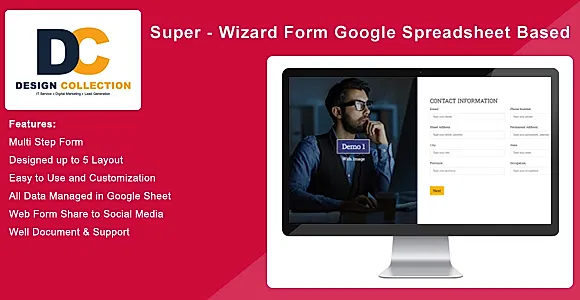 Super - Wizard Form Google Spreadsheets Based