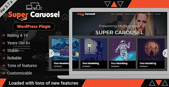 SuperCarousel WordPress Plugin