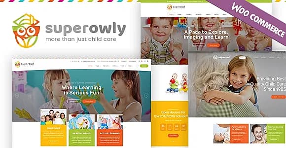 SuperOwly - Kids WordPress Theme WordPress Theme