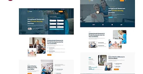 Susty - Homecare & Private Nursing Services Elementor Template Kit
