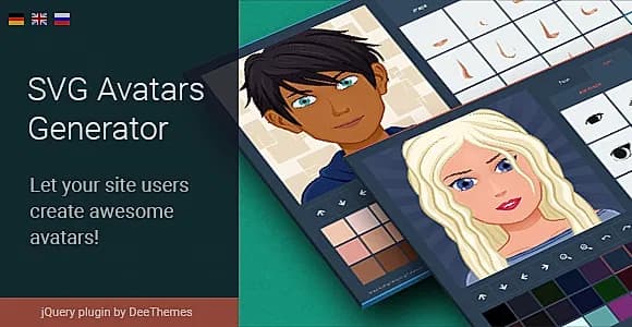SVG Avatars Generator - jQuery Plugin