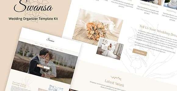 Swansa - Wedding Elementor Template Kit
