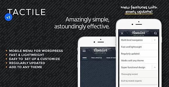Tactile, by Bonfire WordPress Plugin