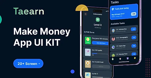 Taearn - Make Money Flutter App