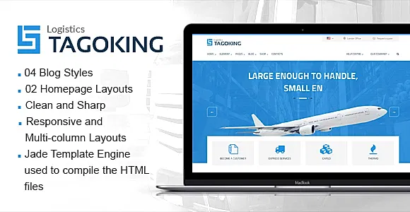 Tagoking - Freight and Logistics HTML5 template