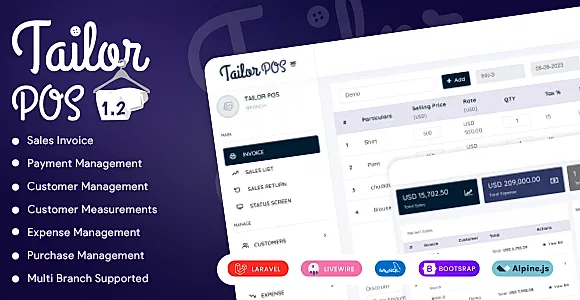 TailorPos - Pos and Order Management System