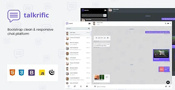 talkrific - Clean & responsive Chat Platform