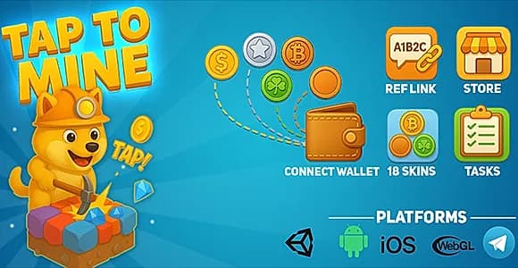 TapToMine Template