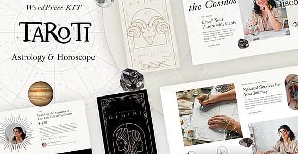 Taroti - Astrology & Horoscope Elementor Pro Template Kit