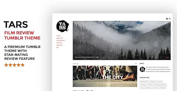 Tars Film Review Tumblr Theme