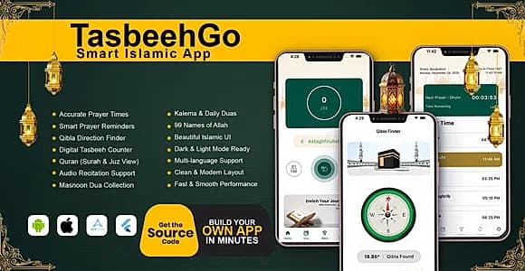 Tasbeeh Go Flutter App