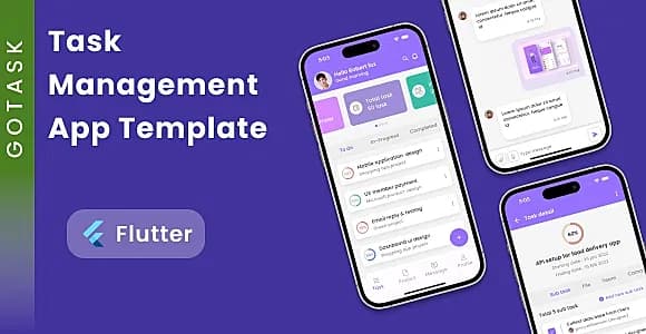 Task Organizer App | Task Management App | Planning App | Task Planner App | Flutter | GoTask