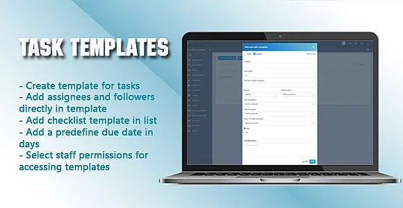 Task Templates for Perfex CRM