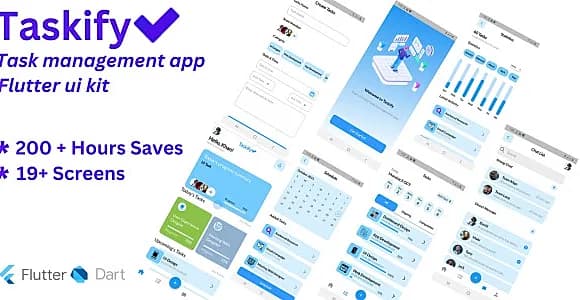 Taskify - (Task Management App) Flutter UI Kit