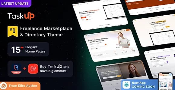 Taskup - Laravel Freelance Marketplace & Service Finder