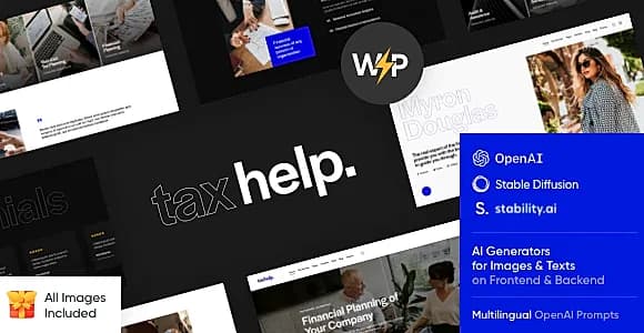 Tax Help WordPress Theme