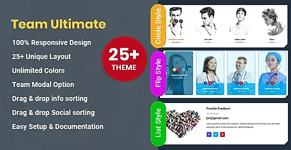 Team Ultimate Pro WordPress Plugin