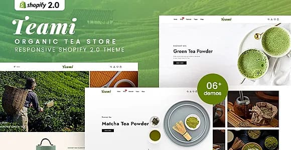 Teami - Organic Tea Store Shopify 2.0 Theme