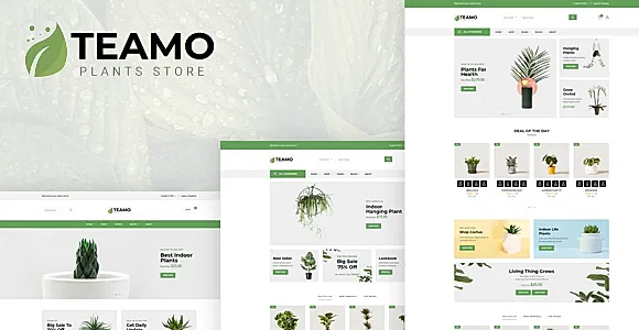 Teamo - Plants Store HTML Template