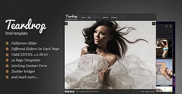 Teardrop - Flexible Photo & Portfolio HTML Theme