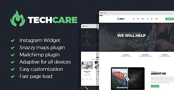 TechCare WordPress Theme