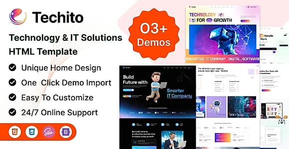 Techito - IT Solutions & Technology Services Template