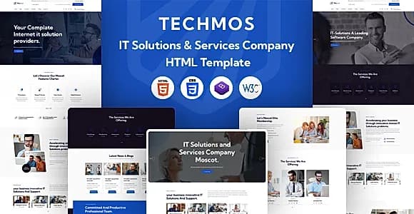 Techmos - IT Solutions Technology & Consultancy HTML Template