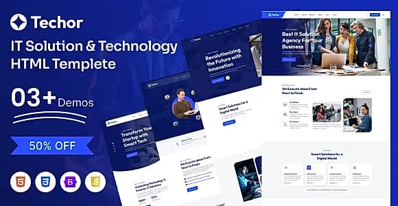 Techor- IT Solution & Technology HTML Templete
