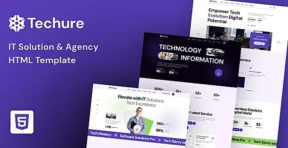 Techure - Modern Technology HTML Template