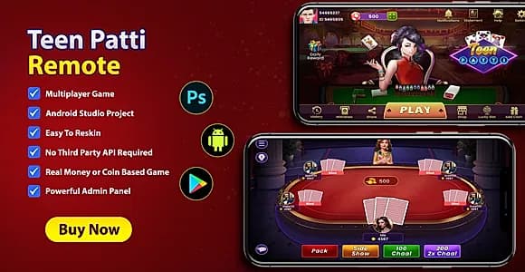 Teen Patti Remote Multiplayer Cards Game