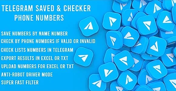 Telegram Saved & Checker Phone Numbers